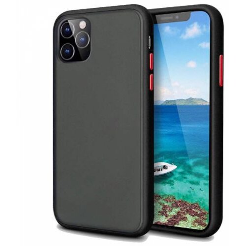  Silikonski ovitek s trdim zadnjim delom za samsung galaxy S20 plus G985 - črn Cene