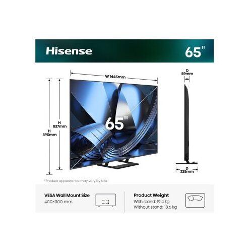 Hisense 65U7SE ULED MiniLED 4K Smart TV Cene