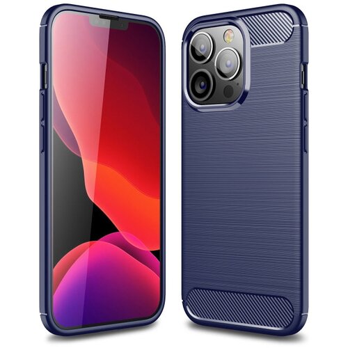  Ovitek za iPhone 13 Pro | Carbon vzorec | Temno moder Cene