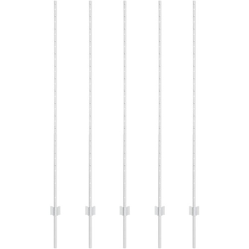 vidaXL Stebri za Ograje 10 pcs U-Channel 160 cm Pocinkano Jeklo Cene