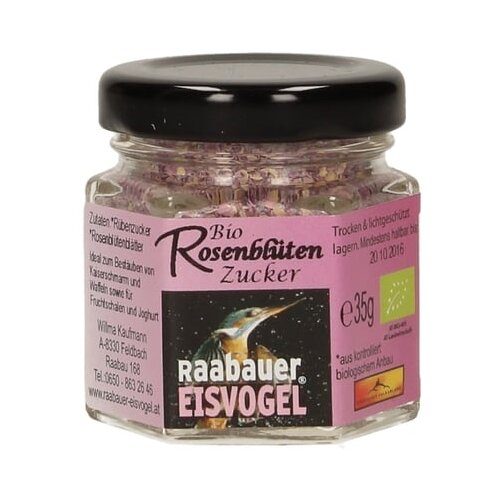 Raabauer Eisvogel BIO sladkor s cvetovi vrtnice - 35 g Cene