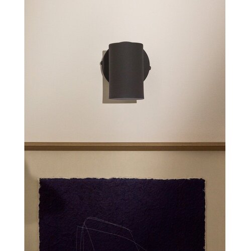 Kave Home Crna metalna zidna lampa Manie &amp;ndash; Slike