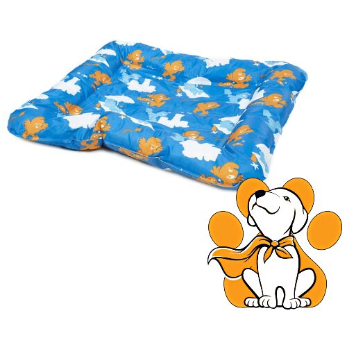 DUVO+ The Smurfs Cooling Bed M 66x56cm, Rashladna Ležaljka Za Pse, Plava Slike