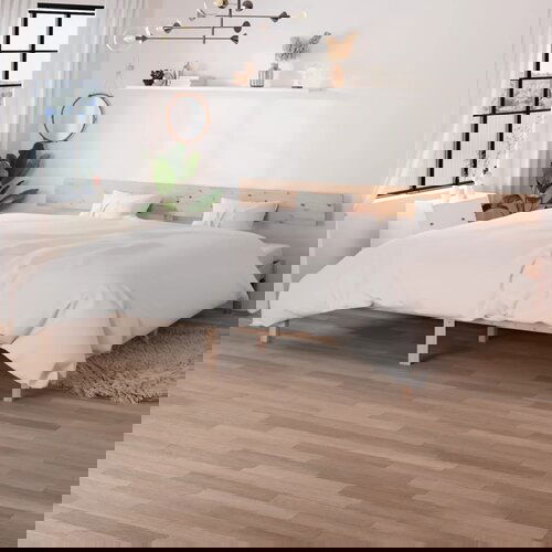 The Living Store Posteljni okvir iz trdne borovine 180x200 cm - Posteljni Okvir, (21528961) Cene