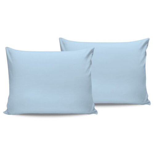 Light blue blue pillowcase set (2 pieces) Cene