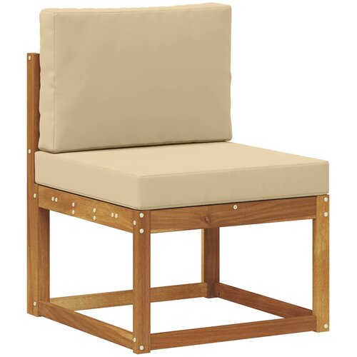  Set vanjskih sofa 6 kom. Prirodna i bež Slike