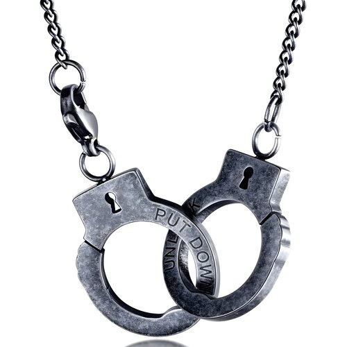IZMAEL Ogrlica PU-15121 - Crna Cene