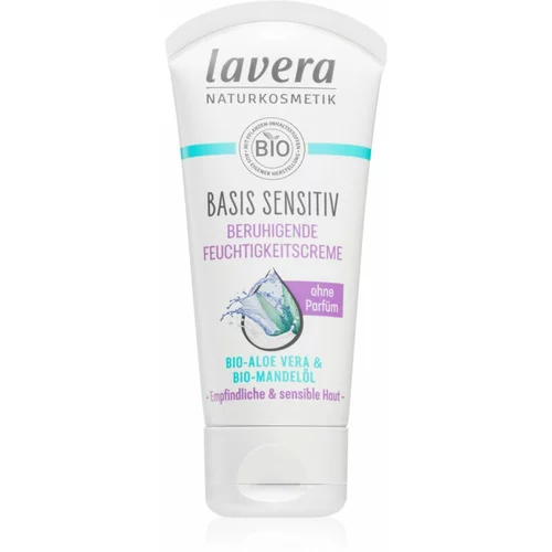 Lavera Basis Sensitiv hidratantna i umirujuća krema bez parfema 50 ml