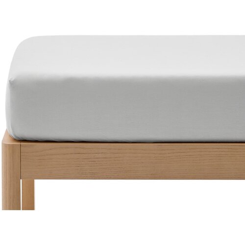 Kave Home Bijela plahta s gumom od pamučnog perkala 70x140 cm Fleno &amp;ndash; Slike