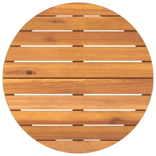  Okrugli vrtni bočni stolić &amp;Oslash;70x75 cm Masivno drvo akacije - 70 x 75 cm 1 Okruglo Slike