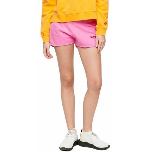 Superdry pamučni pink ženski šorts SDW7110416A-2BJ Slike