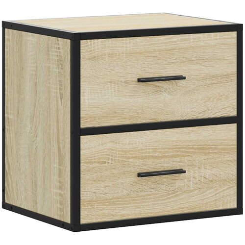 Maison Chic Stenska Nočna omarica - Nočna miza sonoma hrast 40x31x39,5 cm, (21689350) Cene