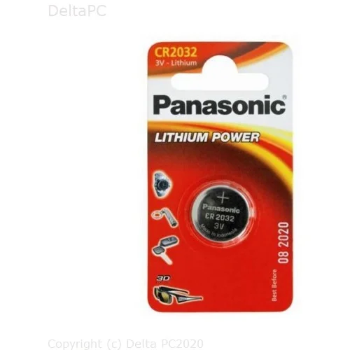 Panasonic baterije male CR-2032EL/1B