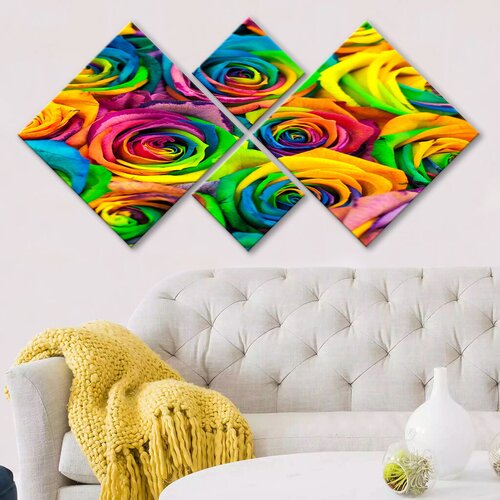 Wallity slika 4MDF127274552, 60x115 cm, 4 dijela Cijene