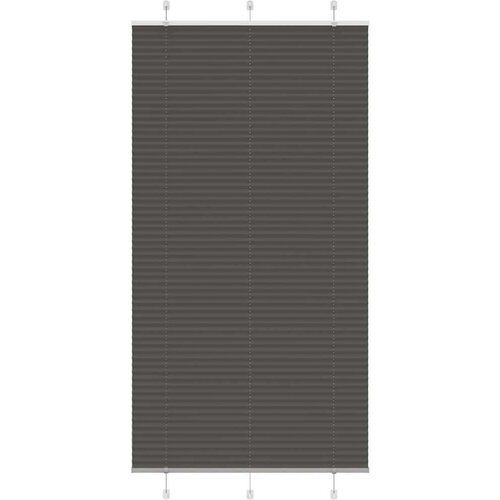 vidaXL Plisirana žaluzija črna 105x200 cm Širina tkanine 104,4 cm Cene