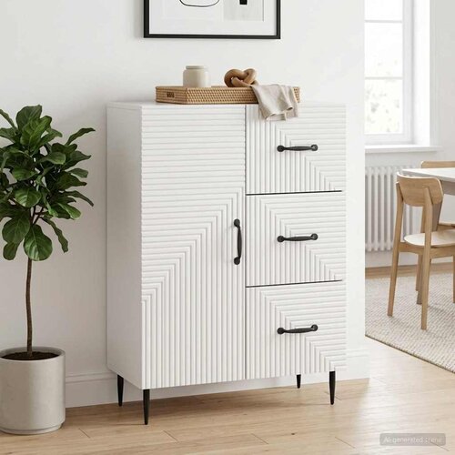  Kreveta s ladicama Bijela visokog sjaja 66 x 34,5 x 89,5 cm Cijene