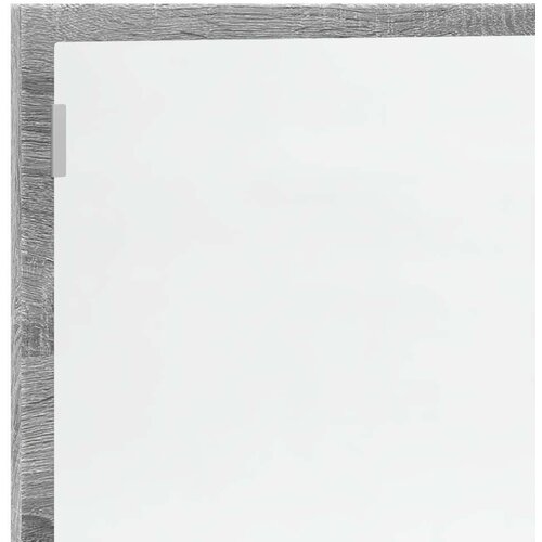 VidaXL LED kupaonsko ogledalo sivo Sonoma 100x8,5x37 cm izrađeno drvo Slike