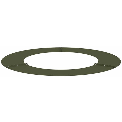 Pogodno za ravni drveni prsten Maslinovo zelena &amp;Oslash;50 / 80 cm Čelik Slike