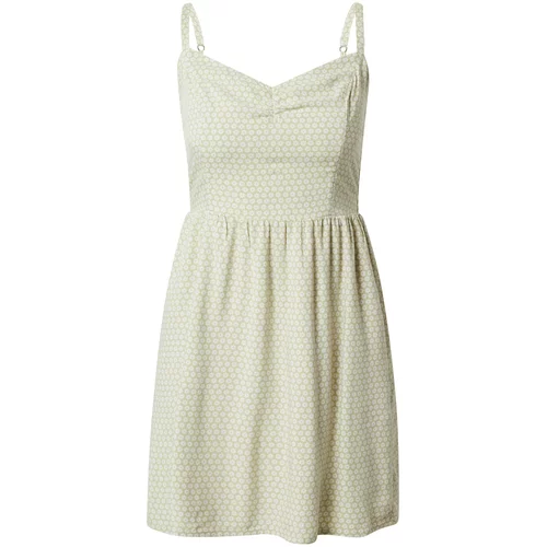 Hollister Ljetna haljina 'APAC' pastelno zelena / bijela