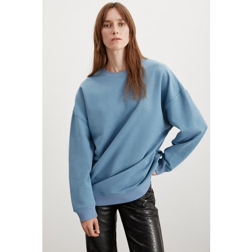 GRIMELANGE ALLYS Oversize Blue Single Sweatshirt Slike