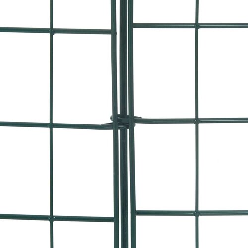  Set ograde za ribnjak 8 kom. 50 x 80 cm Čelik Zelena Slike
