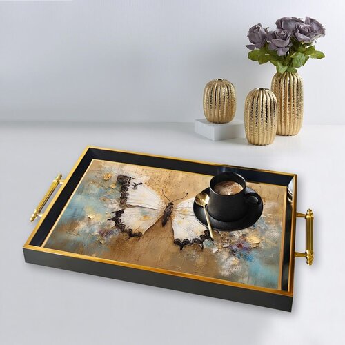 Aberto Design Poslužavnik TPA9887 50 x 29 x 3.5 cm, Šareni Cene