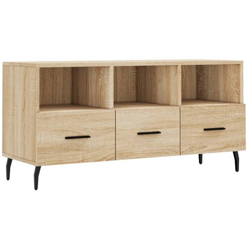 Maison Chic TV omarica - TV stojalo - Televizijska omarica sonoma hrast 102x36x50 cm inženirski les, (21700112) Cene