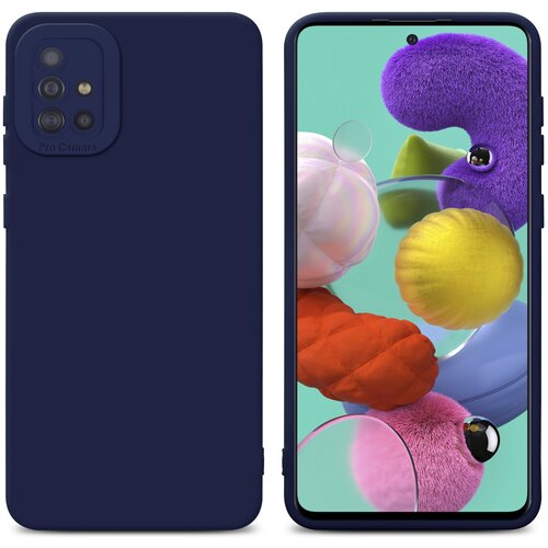 Cadorabo Case, združljiv s Samsungom v tekoči temno modri barvi - za&scaron;čitni pokrov iz fleksibilnega silikona TPU, (20596280) Cene