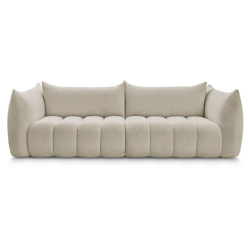 Bobochic Paris Bež sofa od bouclé tkanine 286 cm Azra – Cene