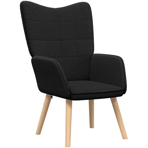  Fotelja Crna 62 x 67 x 95,5 cm Sherpa Tkanina Slike