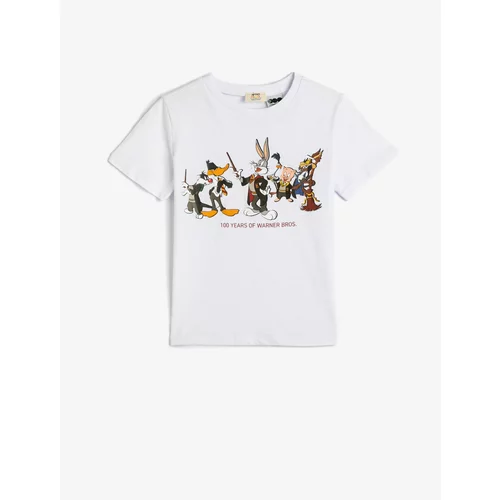 Koton Looney Tunes T-Shirt Licensed Short Sleeve Crew Neck Cotton