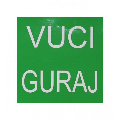 Master Naljepnica VUCI-GURAJ 10x10cm zelena M50888 Slike