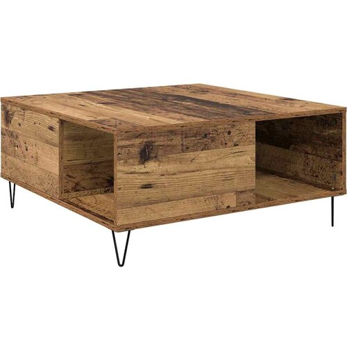  Kava Stol Staro drvo 80 x 80 x 36,5 cm Konstruirano drvo Slike