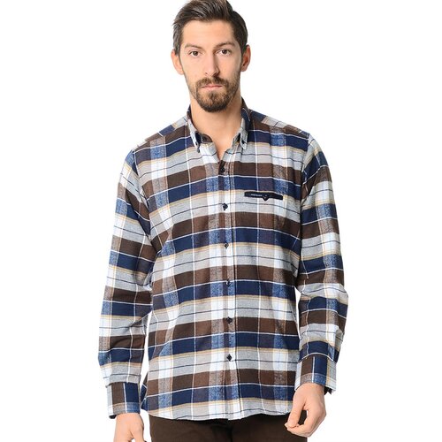 Dewberry G565 SHIRT-PLAIN COFFEE Slike