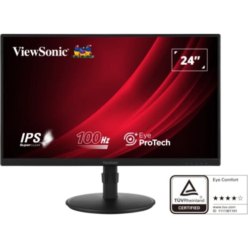 Viewsonic Monitor 24 VA2408-HDJ 1920x1080/Full HD IPS/100Hz/1ms/VGA/HDMI/DP/Pivot Cene