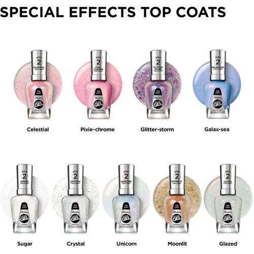 Sally Hansen Miracle Gel&amp;trade; gel lak za nohte brez uporabe UV/LED lučke odtenek Unicorn 14.7 ml Slike