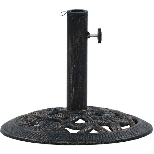  Stalak za suncobran crni/brončani 9 kg 40 cm lijevano željezo Slike