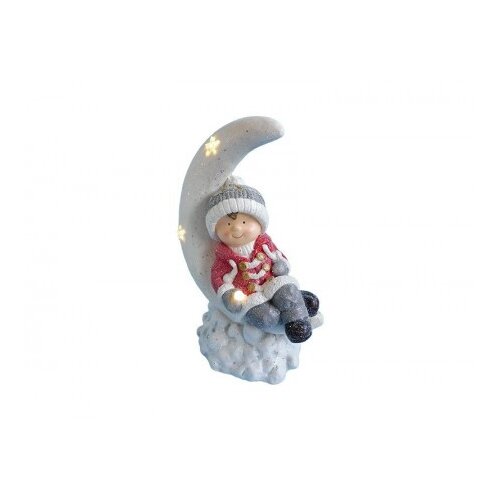  Willy, novogodišnja dekoracija, dečak na mesecu, 52cm ( 770051 ) Cene