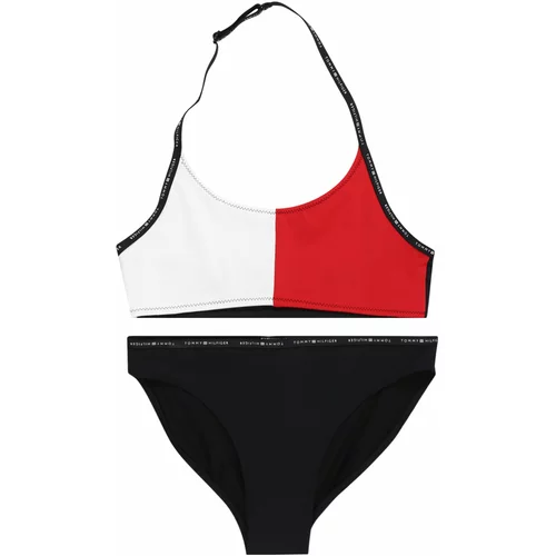 Tommy Hilfiger Bikini marine / ognjeno rdeča / bela