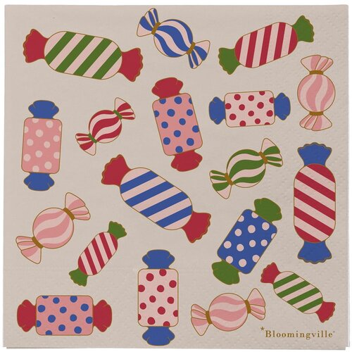 Bloomingville Papirnati prtički v kompletu 20 ks 33x33 cm Caramella – Cene