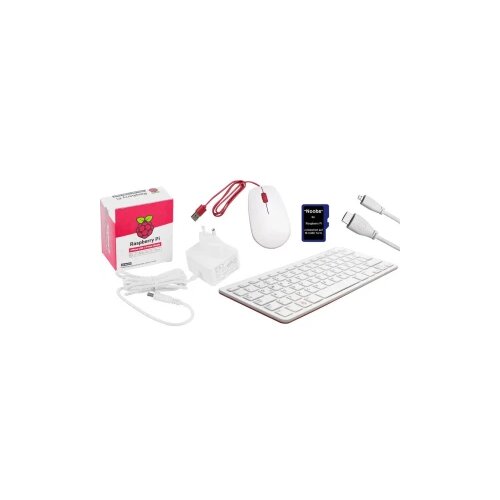 Raspberry Pi PI400UK Desktop Computer-Kit 400 4 GB 4 x 1.8 GHz uklj. napajanje, uklj. miš, uklj. HDMI kab Cijene