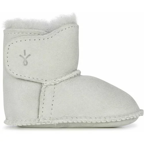 EMU Australia Dječje cipele za snijeg od brušene kože Baby Bootie boja: siva