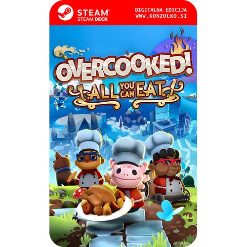  Overcooked All You Can Eat - Steam koda brez &scaron;katlice (WINDOWS PC | STEAM DECK) Cene