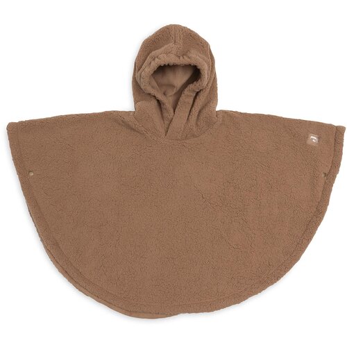 Jollein pončo za aktivnosti na prostem teddy fleece dark hazel Slike