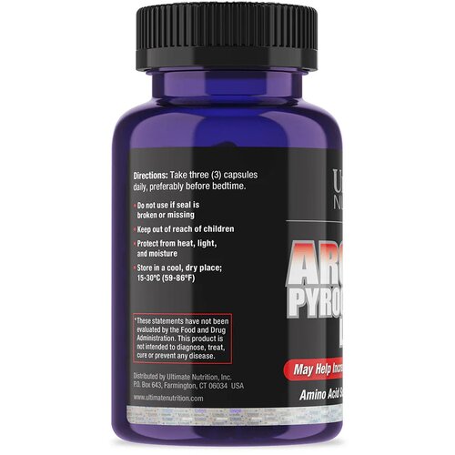 Ultimate Nutrition arginine pyroglutamate lysine &amp;ndash; povećajte rastni hormon i snagu Slike