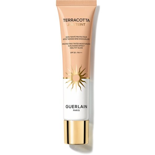 Guerlain Terracotta Joli Teint Protecting Tinted Moisturizer posvetlitveni tekoči puder za naraven videz SPF 20 odtenek 10 Sunveil 30 ml Slike