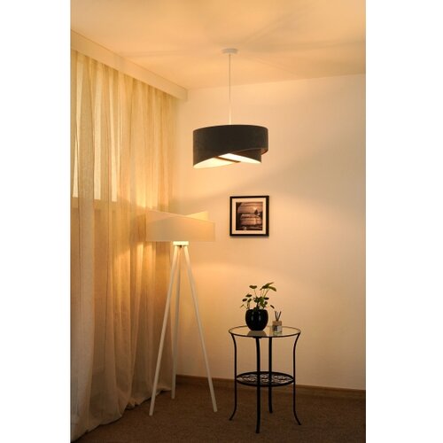  Brilagi - LED luster na sajli LYRA 1xE27/15W/230V siva/bela Slike