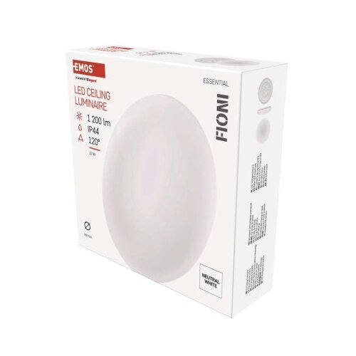  LED svetilo nadometno FIONI, okroglo, 12W, IP44, nevtralno bela Cene