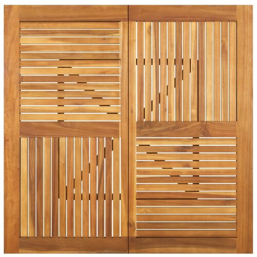  Vrtni stol 110 x 110 x 75 cm od masivnog bagremovog drva Slike