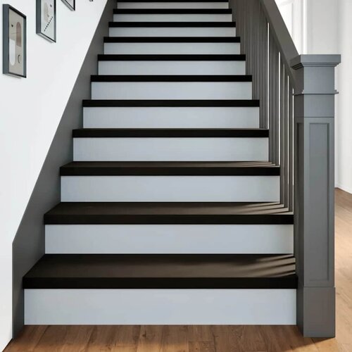 vidaXL podloge za stopnice 12 kosov rjave 90x25x2 cm trdna hrastovina Cene